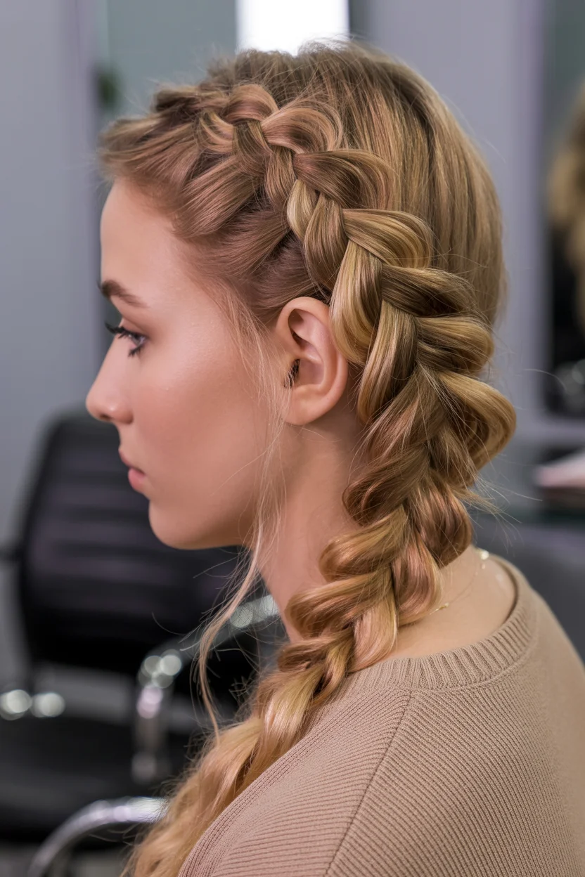 trendy summer braids hairstyle 2026 Statement Dutch Braids With Sculpted Volume