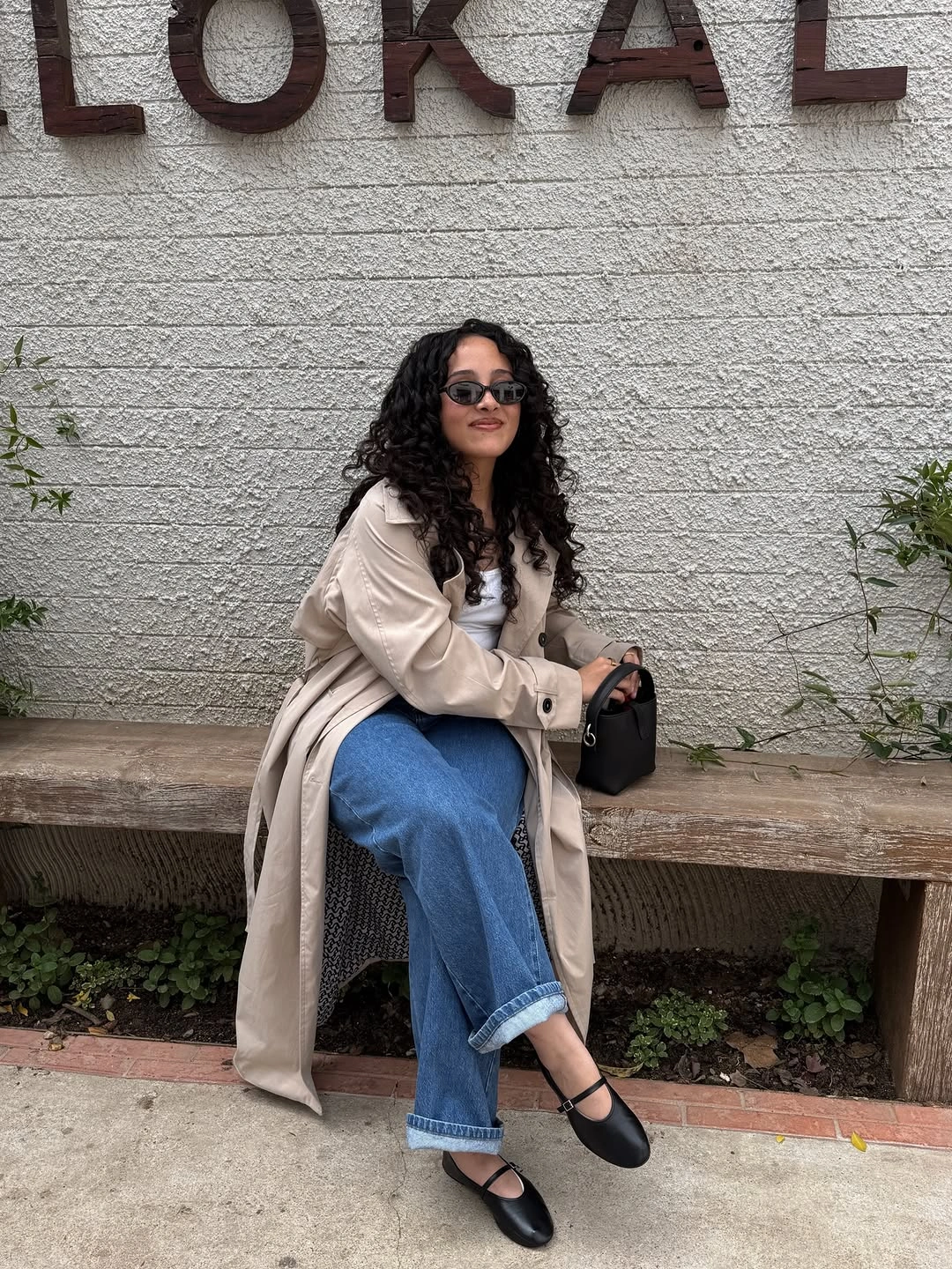 comfy fall outfits 2026 A Timeless Trench With Relaxed Denim