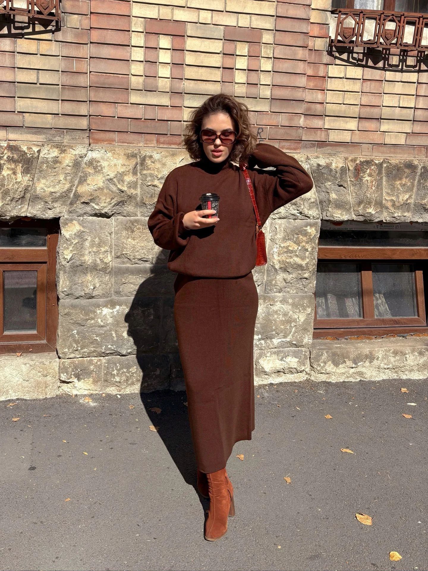 cozy & chic autumn outfits for women 2026 Rich Chocolate Monochrome for Effortless Elegance