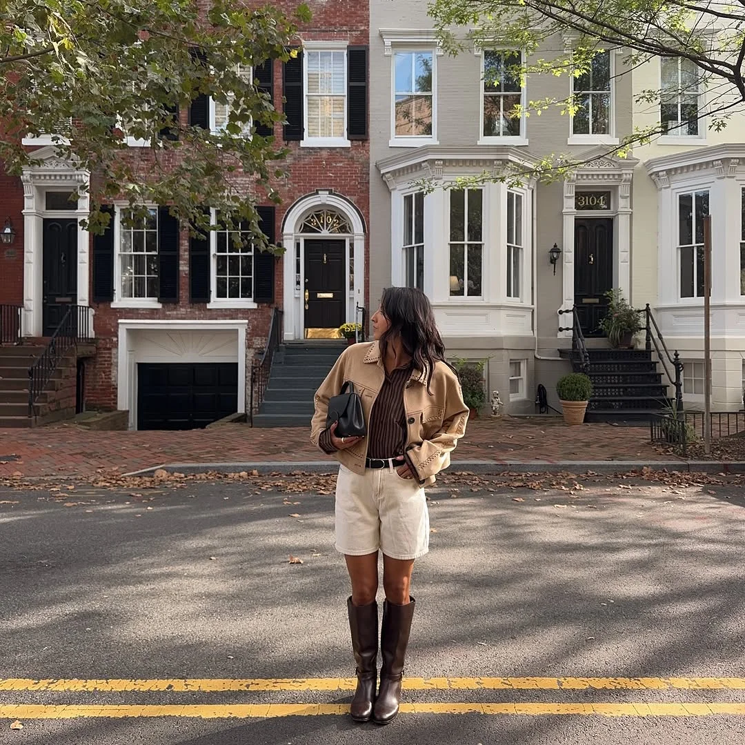cute fall outfits docs 2026 Classic Riding Boots for Early Fall Weekend Walks