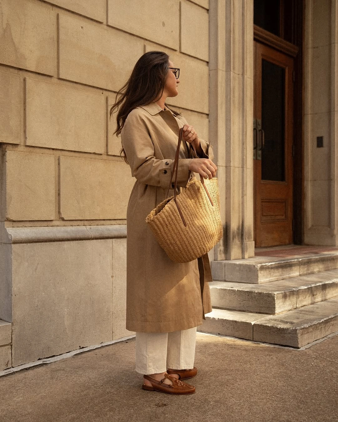 early fall outfits 2026 Classic Trench Coat and Neutral Layers That Never Go Out of Style
