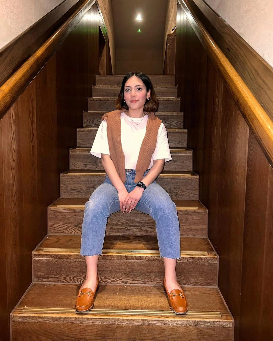 fall date night outfits 2026 Relaxed Denim with Cozy Knit Details