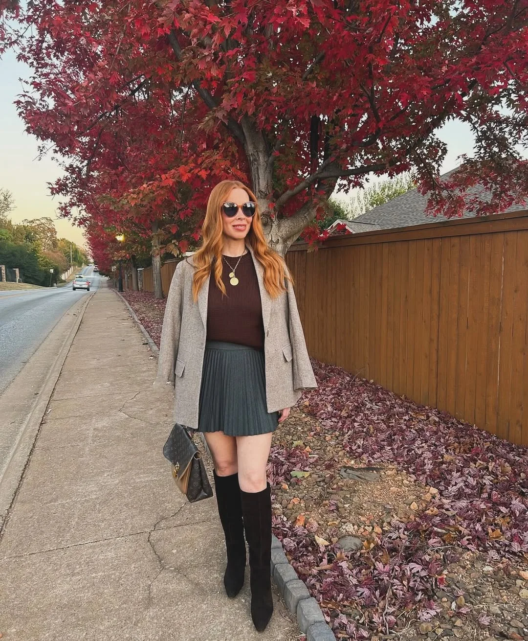 fall fashion for women over 40 Pleated Skirts Bring Feminine Elegance Into Fall