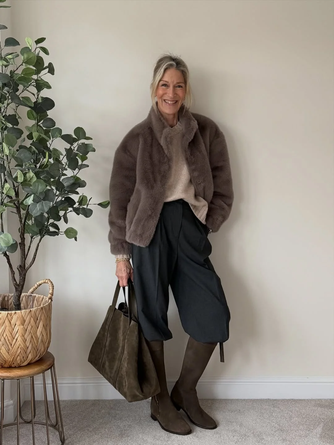 fall fashion for women over 40 Soft Luxe Textures That Never Go Out of Style