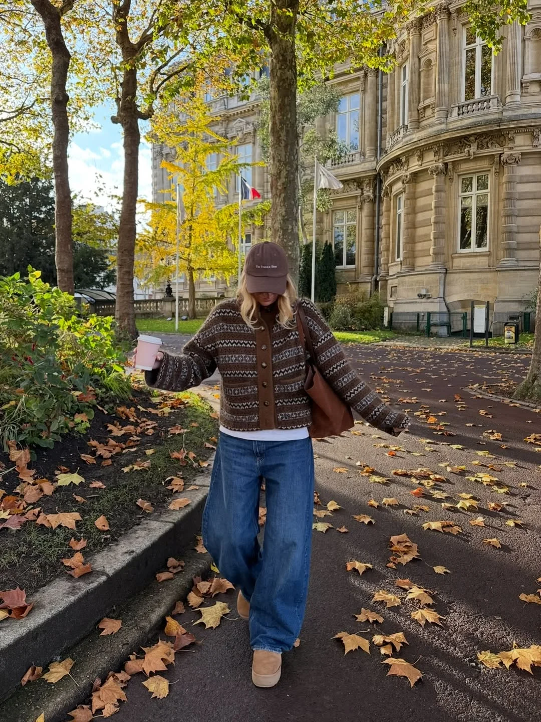 fall fashion for women over 40 A Fair Isle Cardigan Brings Back Cozy Autumn Charm