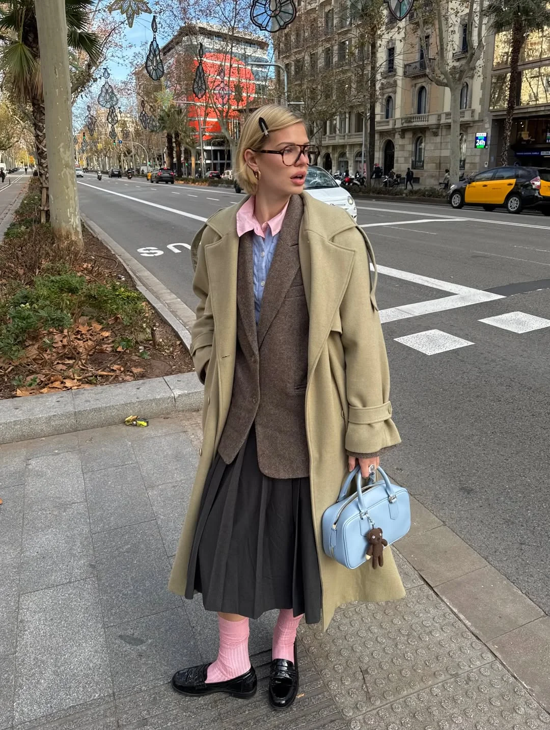fall fashion for women over 40 Classic Tailoring Meets Playful Color Accents