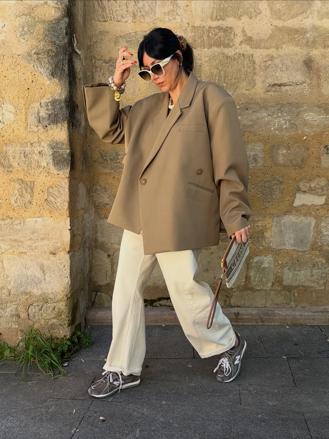 fall going out outfits 2026 Oversized Tailoring with Effortless Minimalism