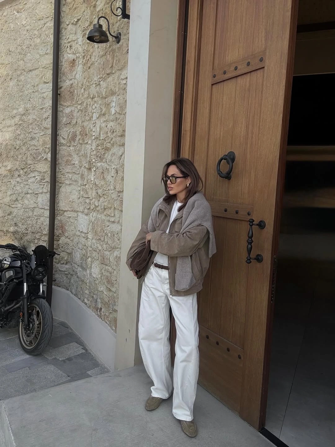 fall going out outfits 2026 Quiet Luxury with Relaxed Neutral Layers