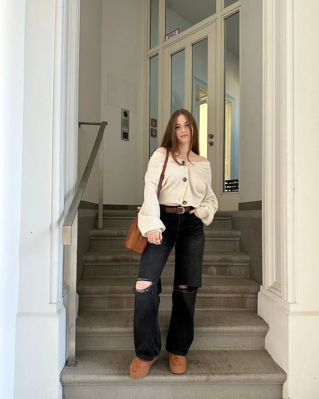 fall outfits for women in 30s style 2026 Soft Knit Cardigans and Relaxed Black Denim