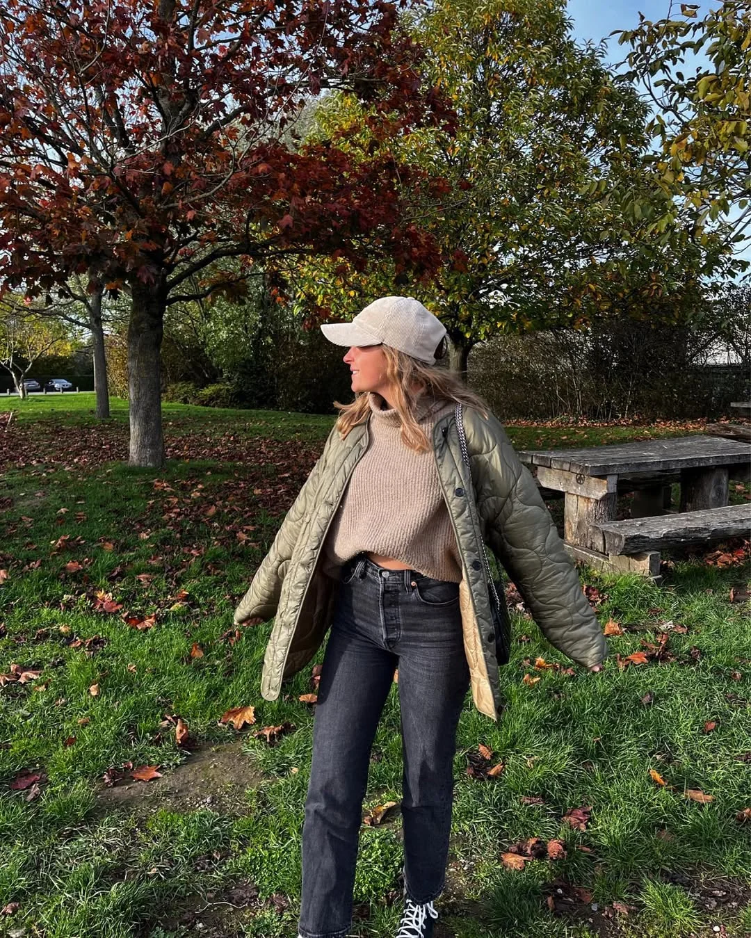 fall outfits for women in 30s style 2026 Quilted Jackets and Neutral Knits for Everyday Comfort