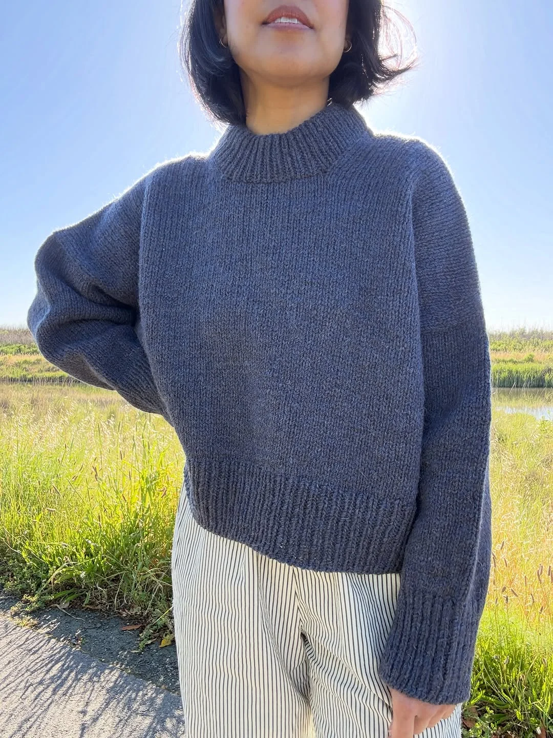fall outfits with sweater 2026 Dark Charcoal Knit for Everyday Minimalism