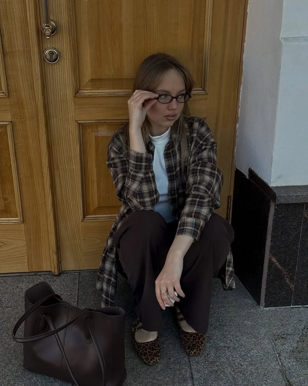 simple fall outfits 2026 Plaid Layers and Animal Print That Feel Effortlessly Modern