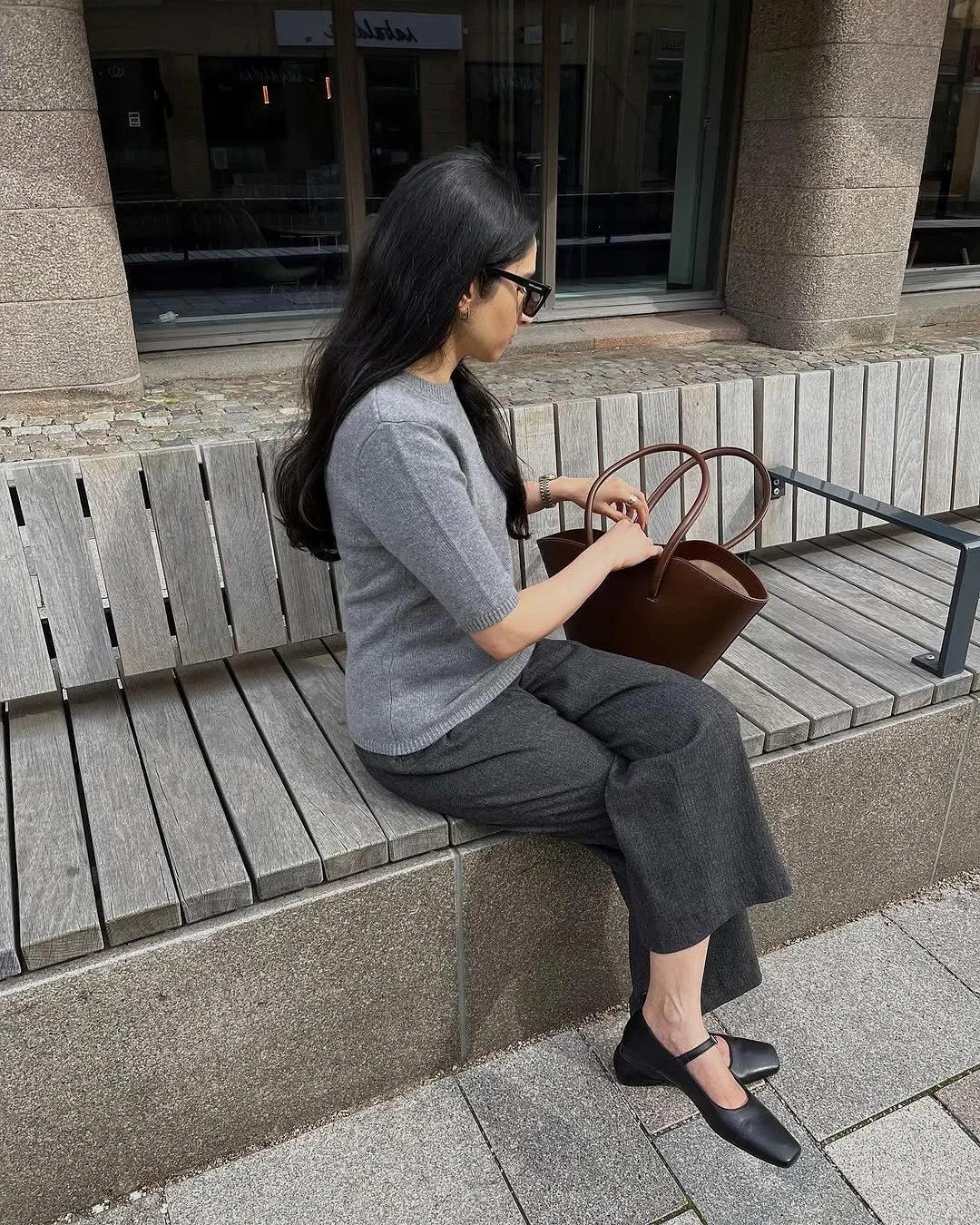 simple fall outfits 2026 Minimal Gray Separates That Make Office Dressing Feel Easy