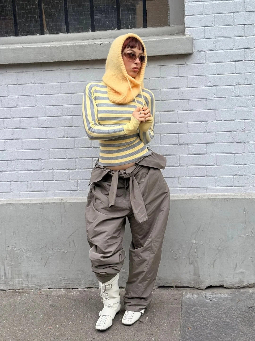 simple fall outfits 2026 Sporty Knits with Utility Pants for a Trend-Forward Fall Look