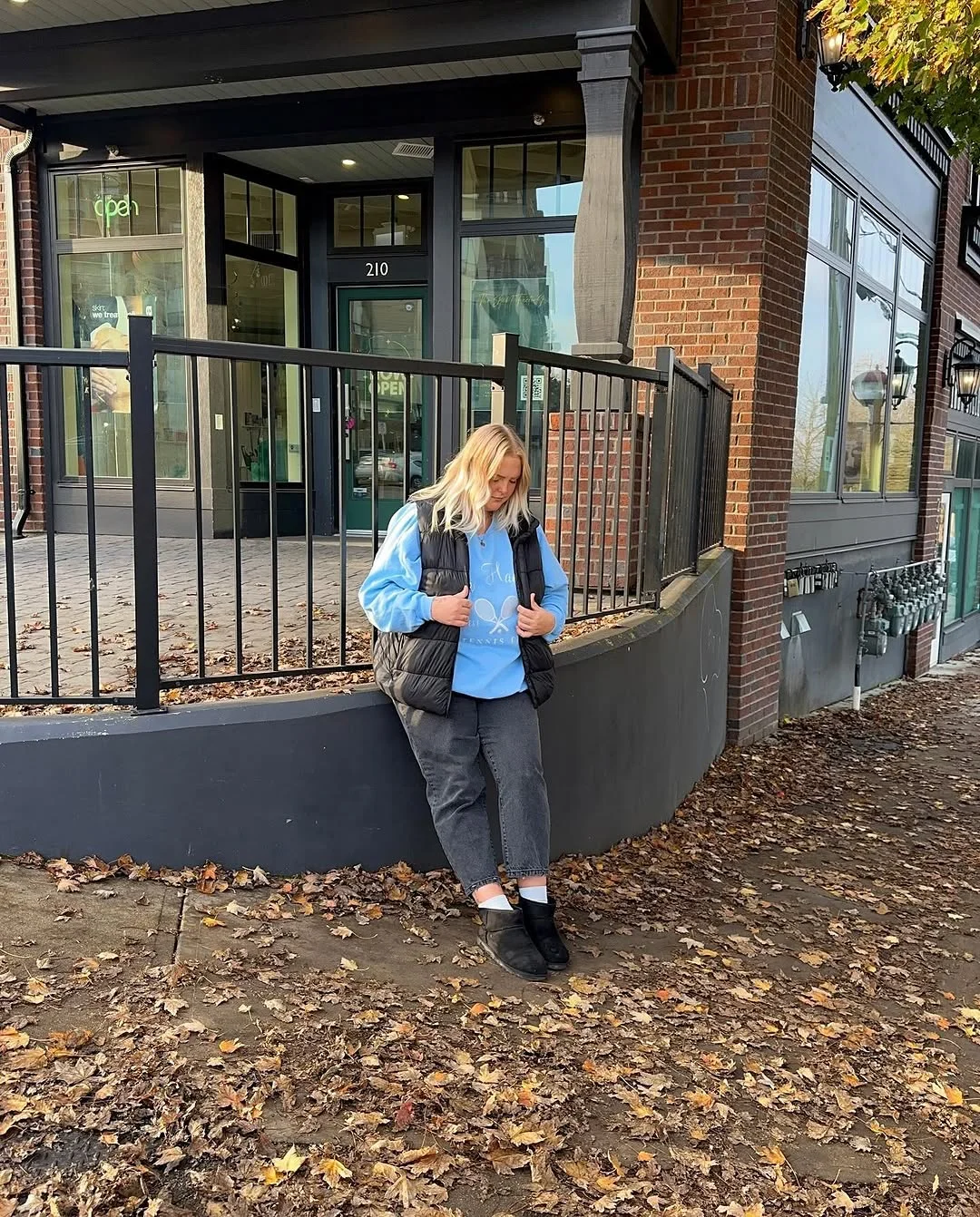 simple fall outfits 2026 A Puffer Vest and Hoodie Combo That Makes Casual Days Feel Fresh