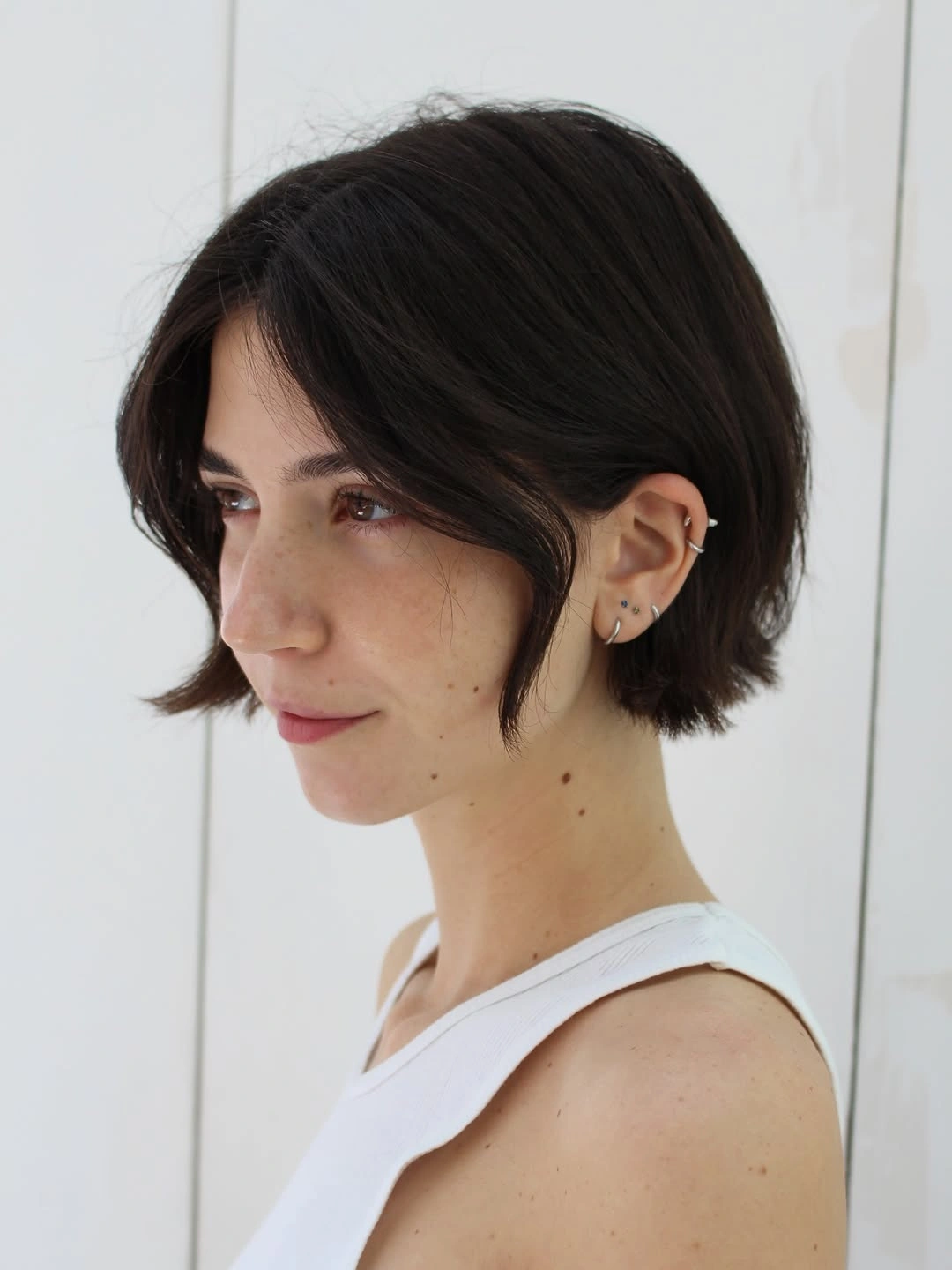 bixie haircut Soft Curtain Layers That Blend a Bob and Bixie