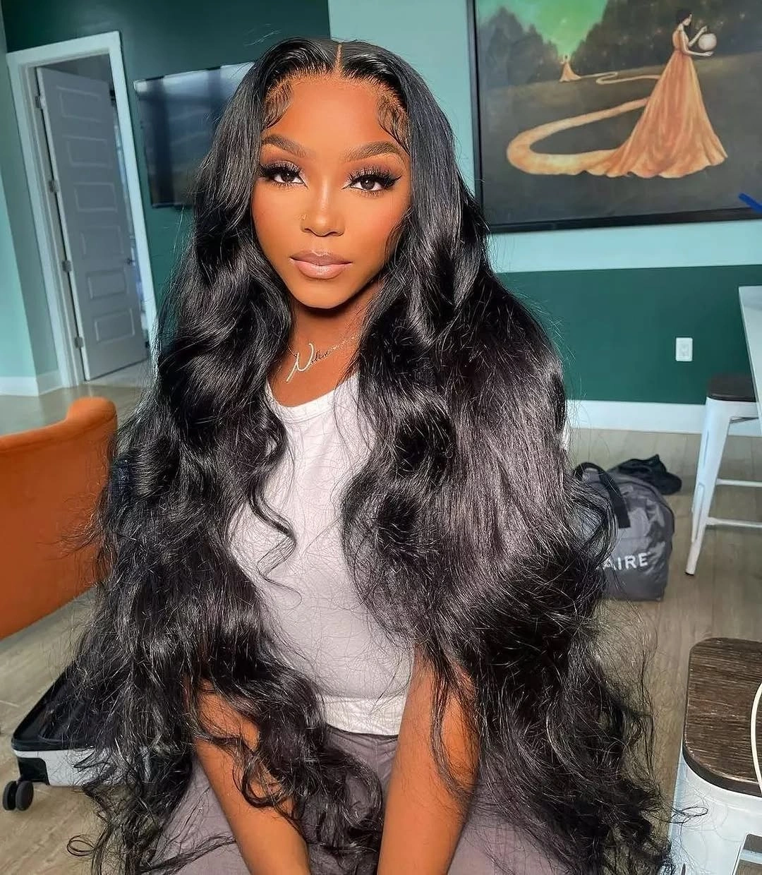 body waves hairstyle Ultra-Long Luxe Waves That Celebrate Maximum Volume