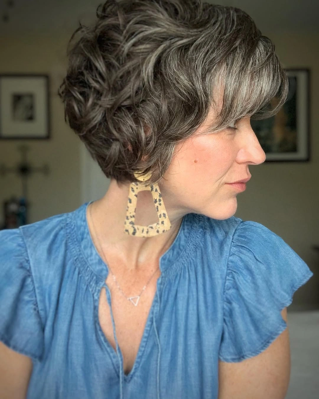 body waves hairstyle Soft Layered Pixie Waves With Modern Texture