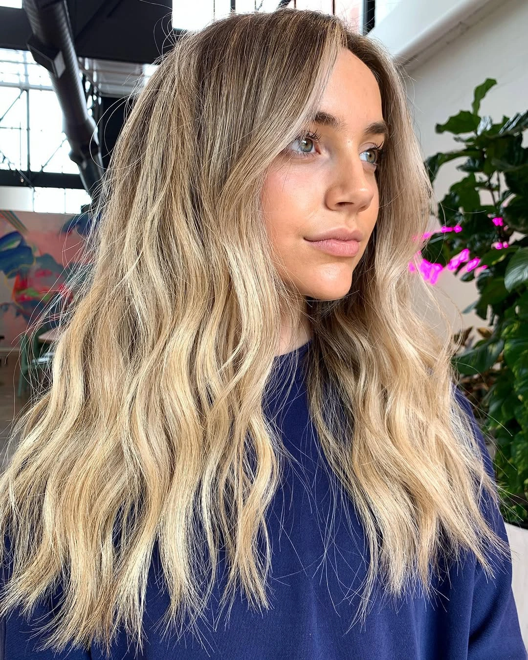 body waves hairstyle Soft Sandy Blonde Waves for an Effortless Everyday Look