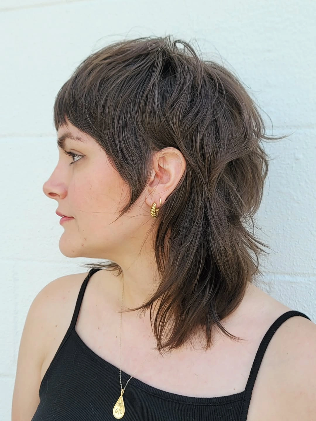 choppy medium layered hair Relaxed Shag With Effortless Movement