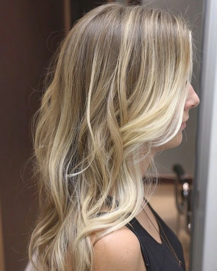 dirty blonde hair color Bright Face-Framing Dirty Blonde with Soft Vanilla Ends