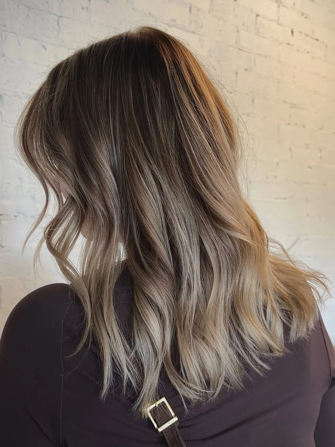 dirty blonde hair color Cool Mushroom Dirty Blonde Balayage for Effortless Dimension