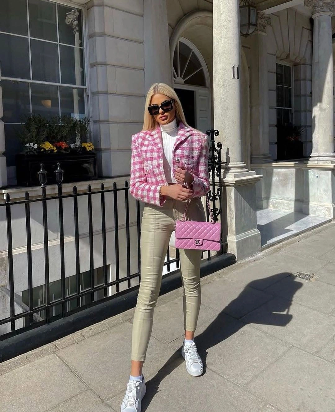 fall classy outfits women 2026 Soft Pink Tweed That Brings Feminine Elegance into Fall