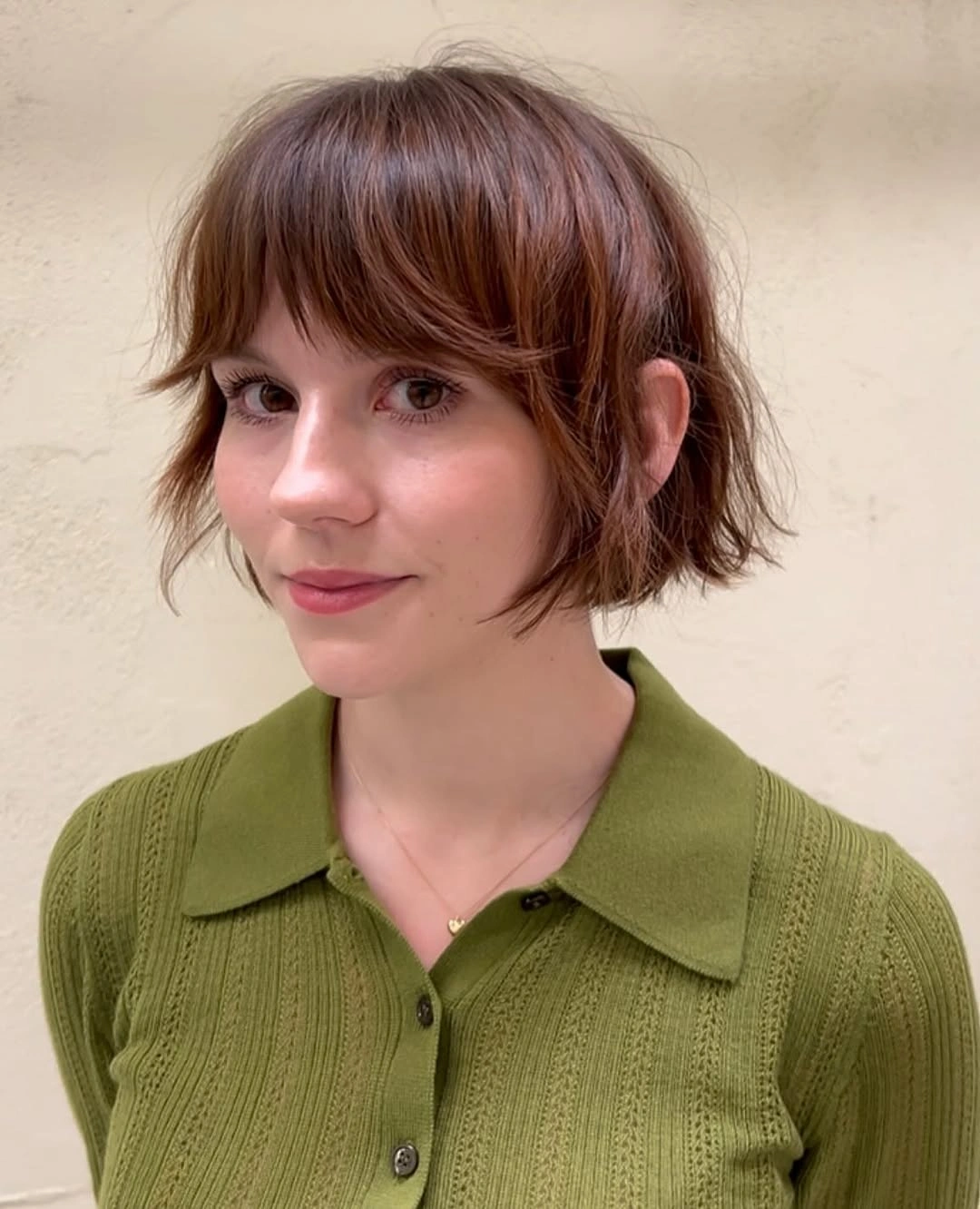 fall French Bob 2026 Classic French Bob With Feathered Fringe