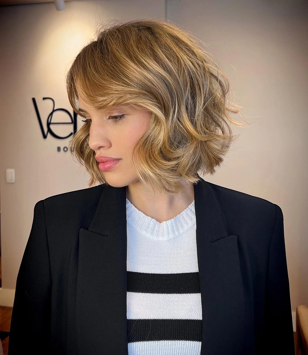 fall French Bob 2026 Layered Blonde French Bob With Elegant Waves