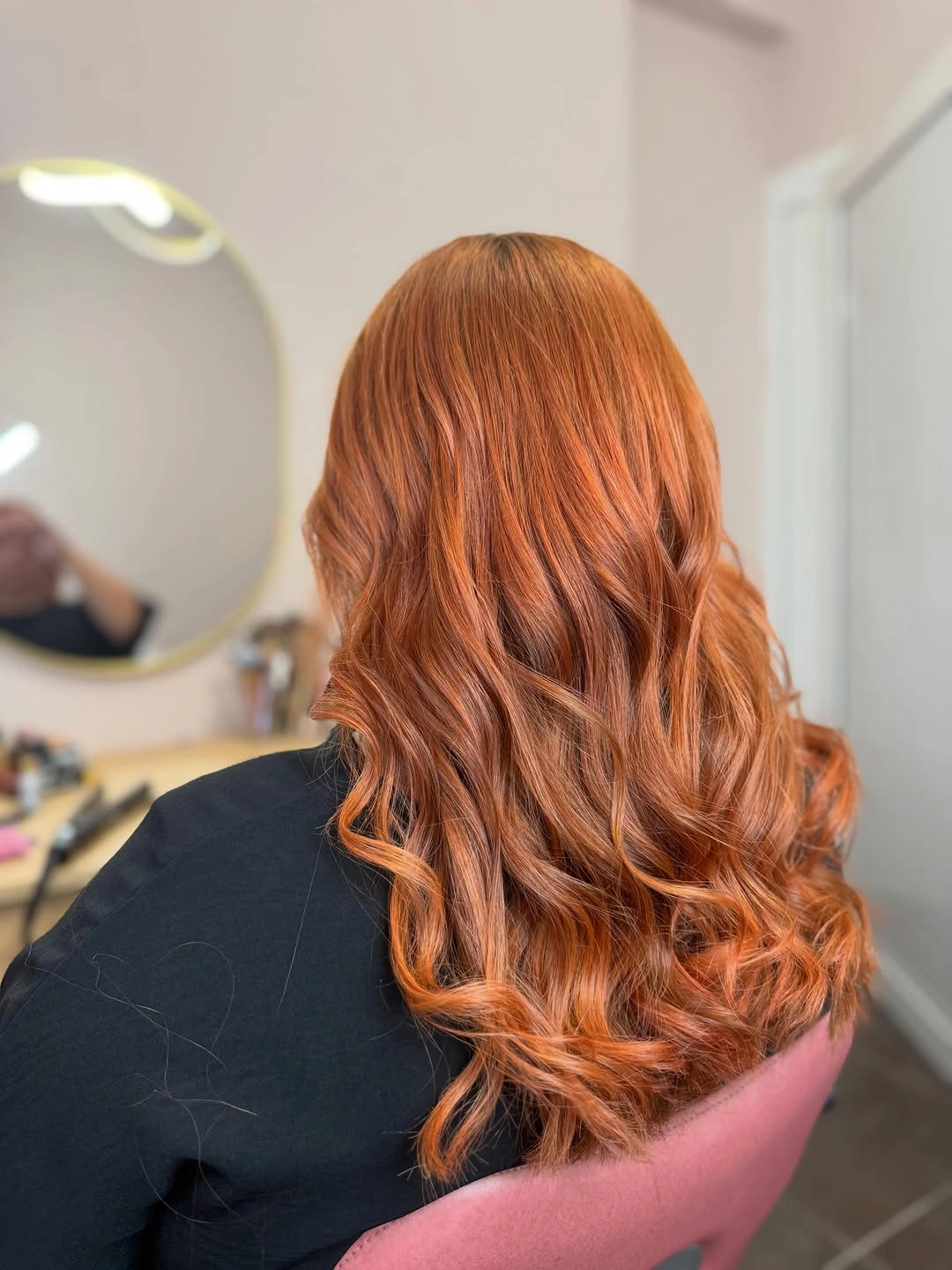 fall hair colour ideas 2026 Warm Cinnamon Copper With Romantic Waves