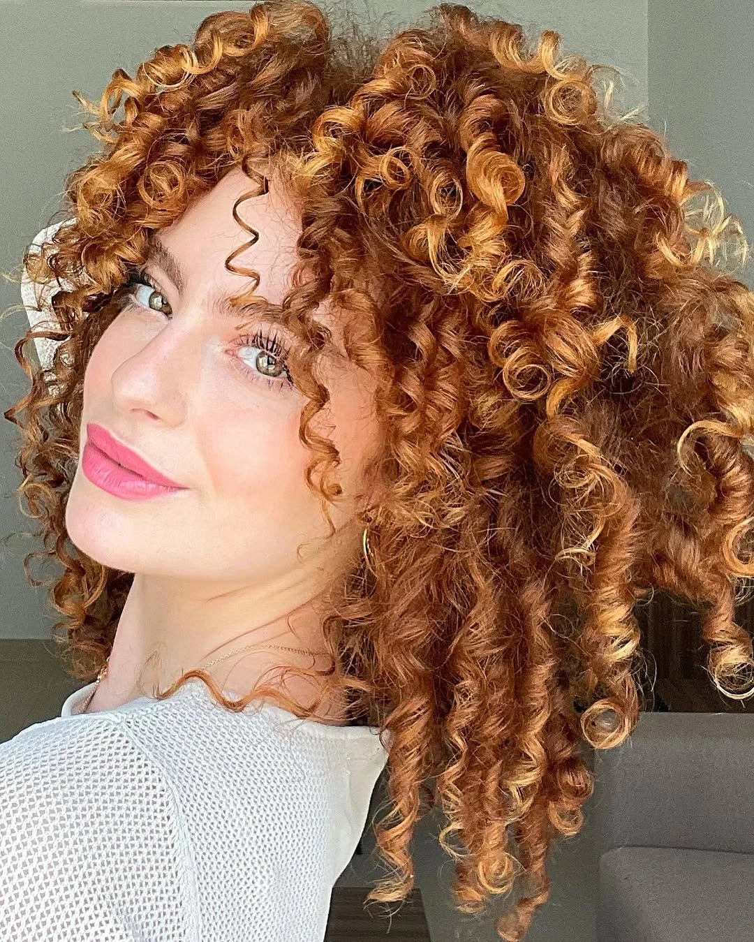 fall hairstyles 2026 Golden Copper Ringlets That Celebrate Natural Texture