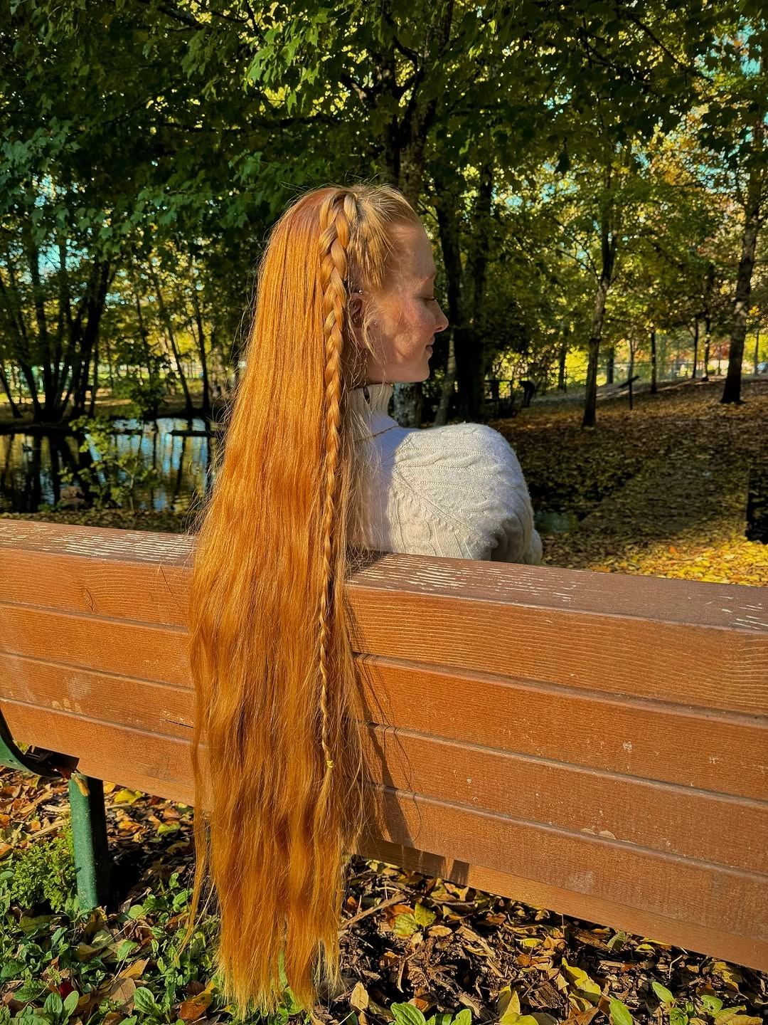 fall hairstyles for long hair 2026 Extra Long Hair with Delicate Accent Braids