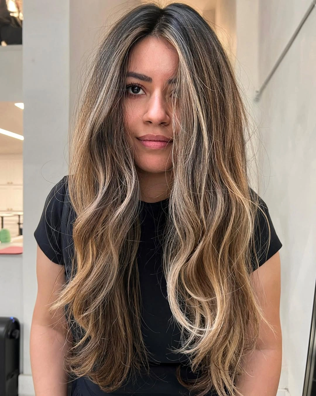 fall hairstyles for long hair 2026 Effortless Lived-In Balayage with Relaxed Waves
