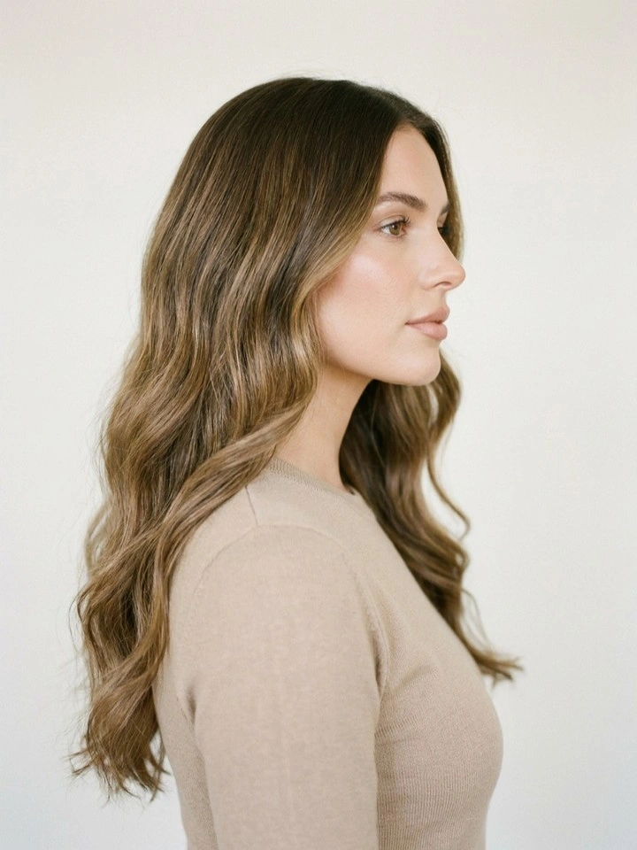 Fall hairstyles for office 2026 Relaxed Long Waves for Everyday Professional Style