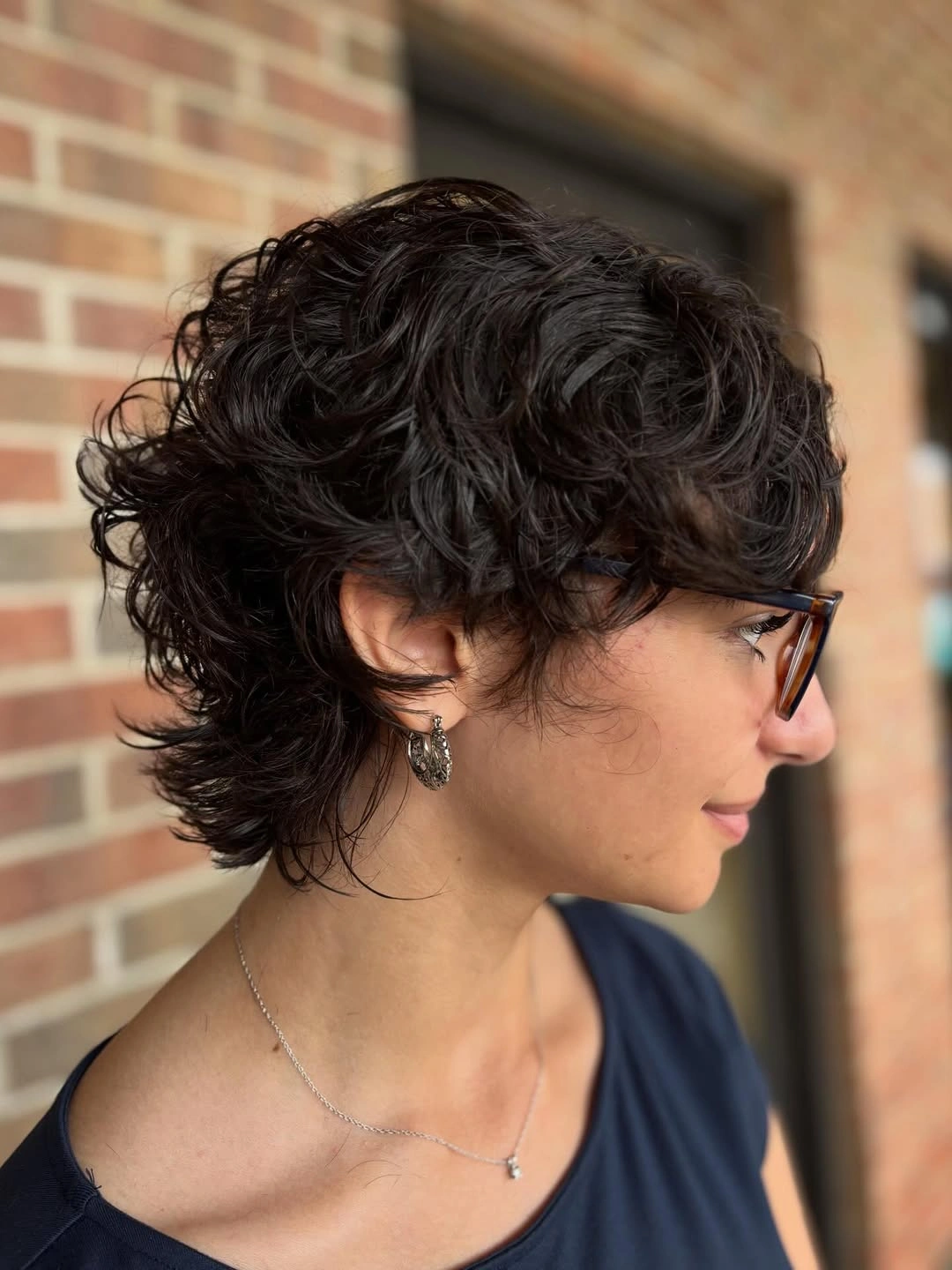 Fall hairstyles for short hair 2026 Relaxed Curly Shag With Natural Movement