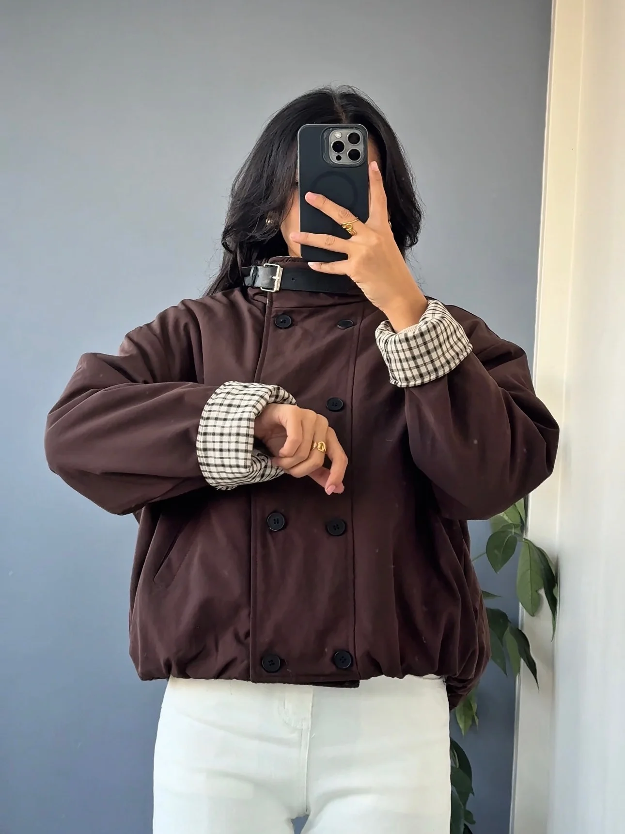 fall outfits with peacoat 2026 Chocolate Brown Peacoat That Makes Autumn Feel Richer