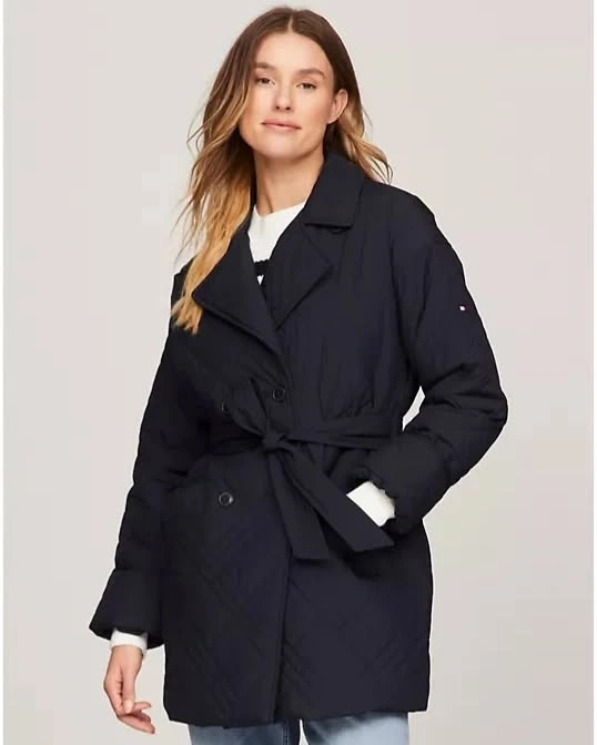 fall outfits with peacoat 2026 Quilted Navy Peacoat for Everyday Comfort