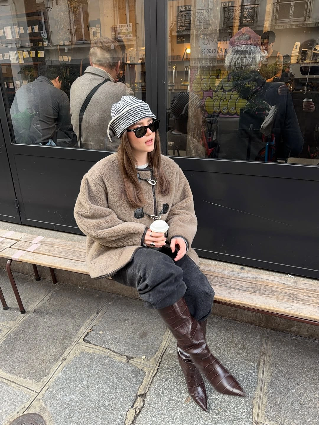 fall outfits with peacoat 2026 Cozy Textures Meet Knee-High Boots for Casual Fall Days
