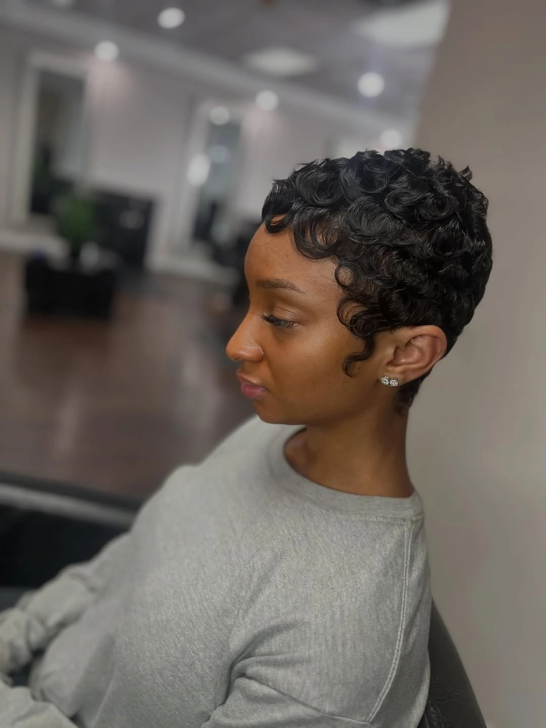 fall pixie haircut ideas 2026 Defined Finger Waves On A Modern Pixie