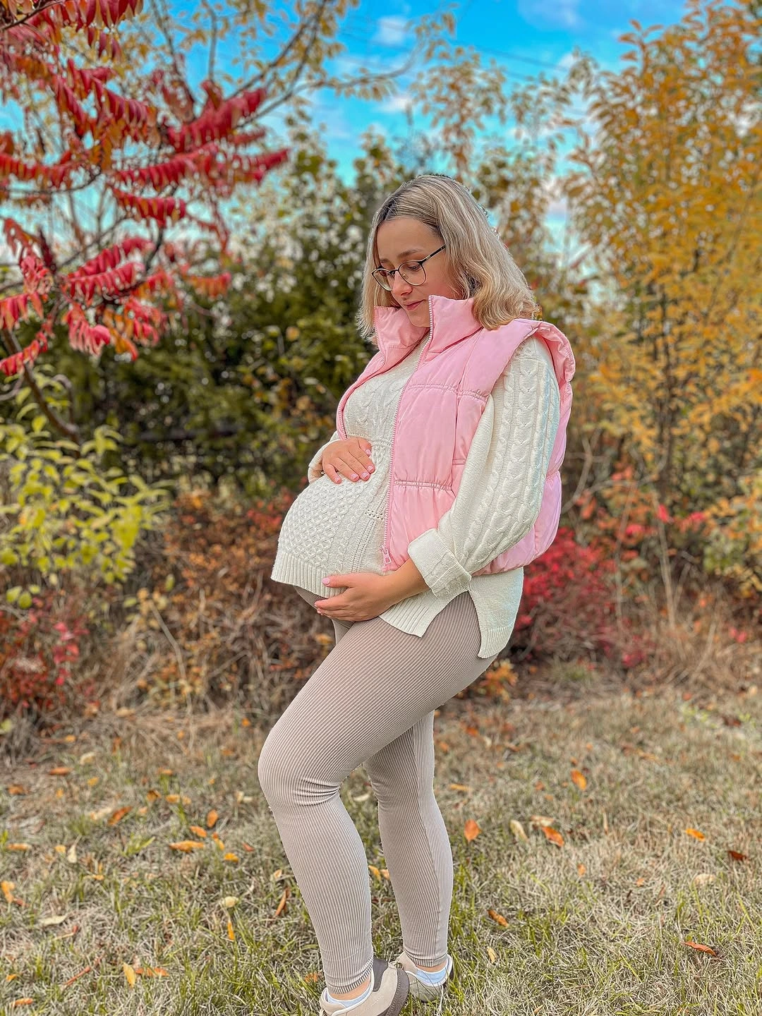 fall pregnancy outfits 2026 Soft Pastels Bring Fresh Energy to Autumn Layering