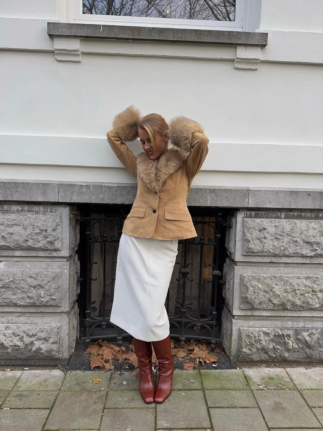 fall professional outfits women 2026 Vintage-Inspired Sophistication With Rich Autumn Texture