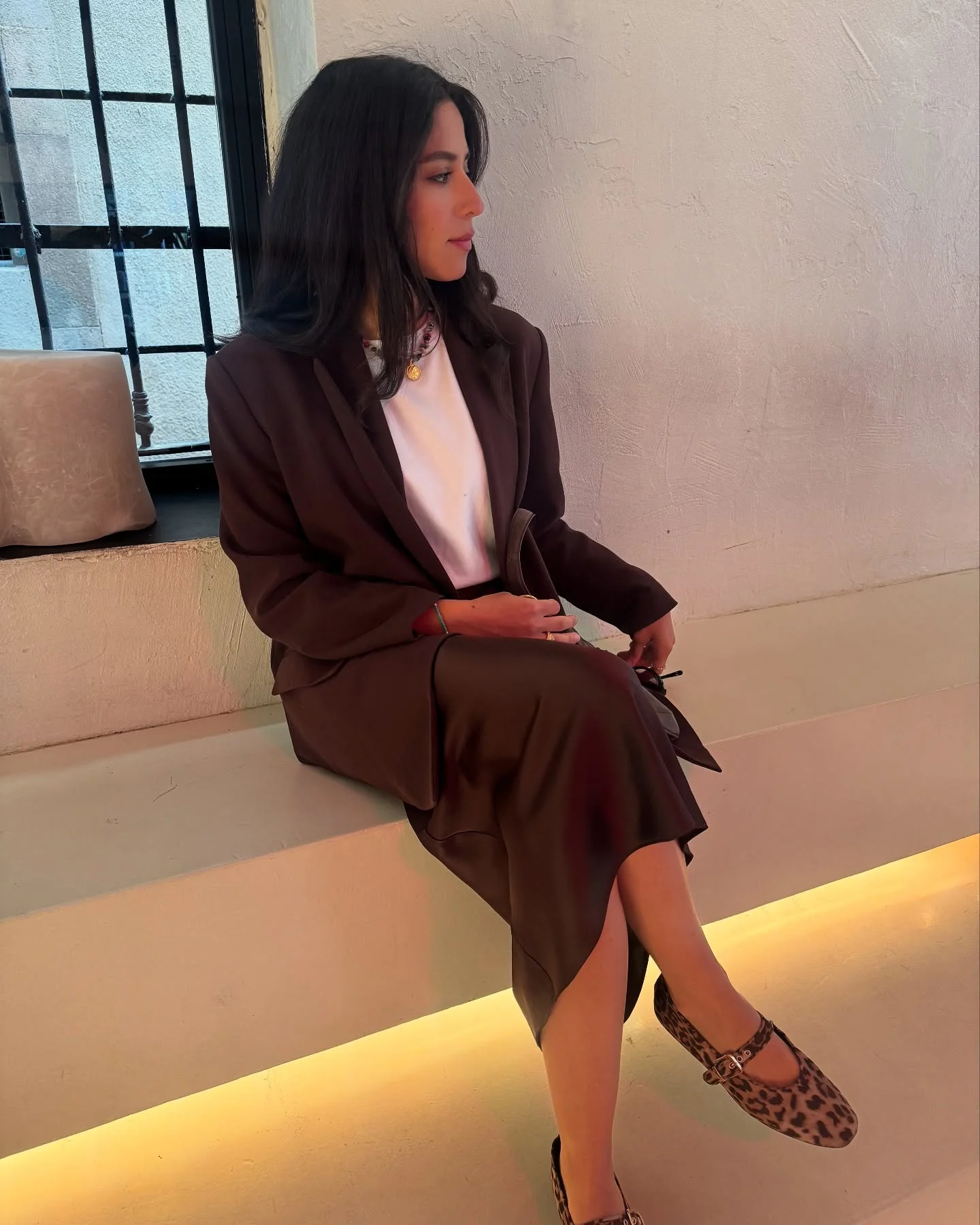 fall professional outfits women 2026 Chocolate Brown Elegance With a Modern Skirt Suit