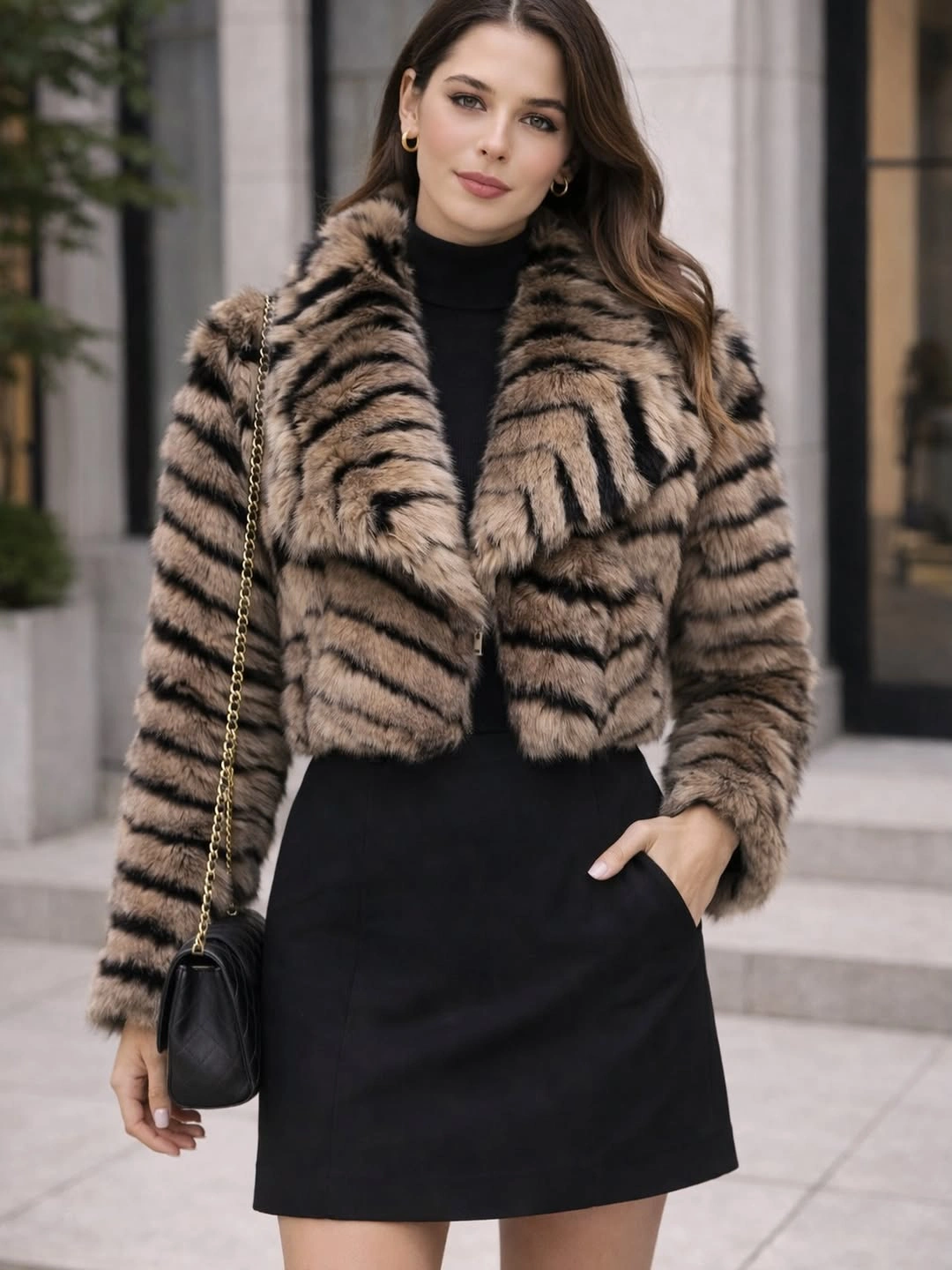 faux fur jacket Animal Print That Makes A Statement Without Trying Too Hard