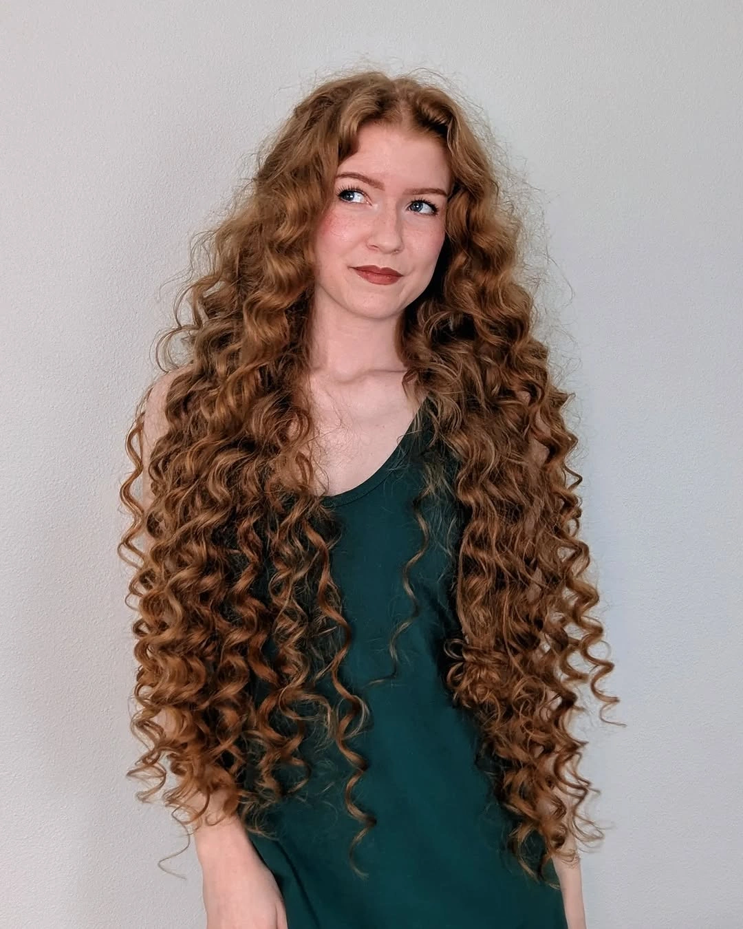 heatless curls hairstyle Extra Long Spiral Curls With Fairytale Volume