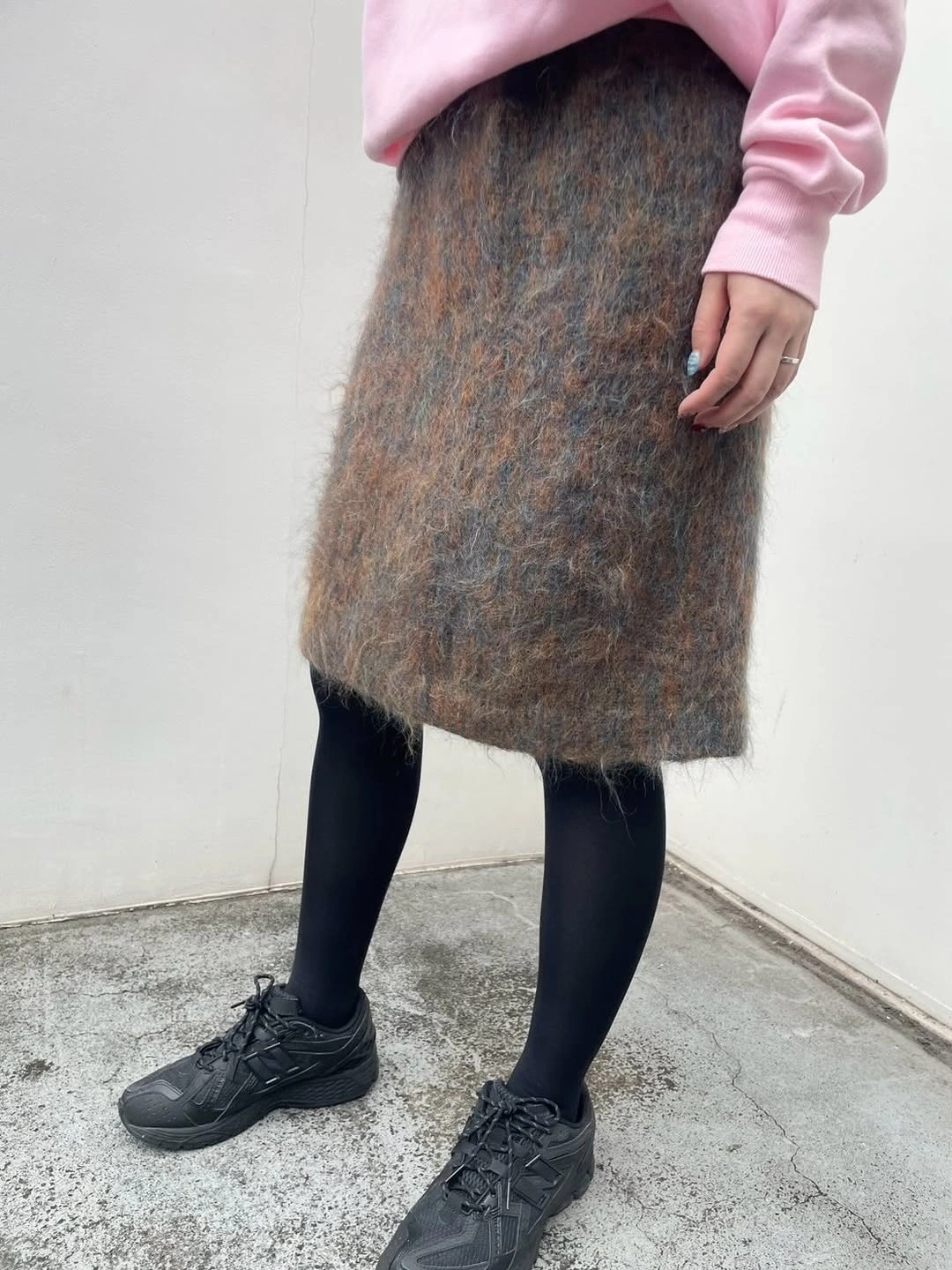 knit skirt outfits fall 2026 Soft Texture Meets Sporty Energy
