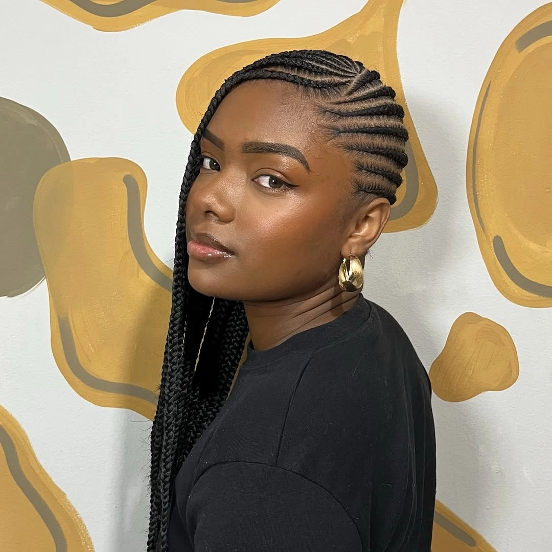 lemonade braid hairstyle Minimalist Lemonade Braids with Perfect Everyday Finish