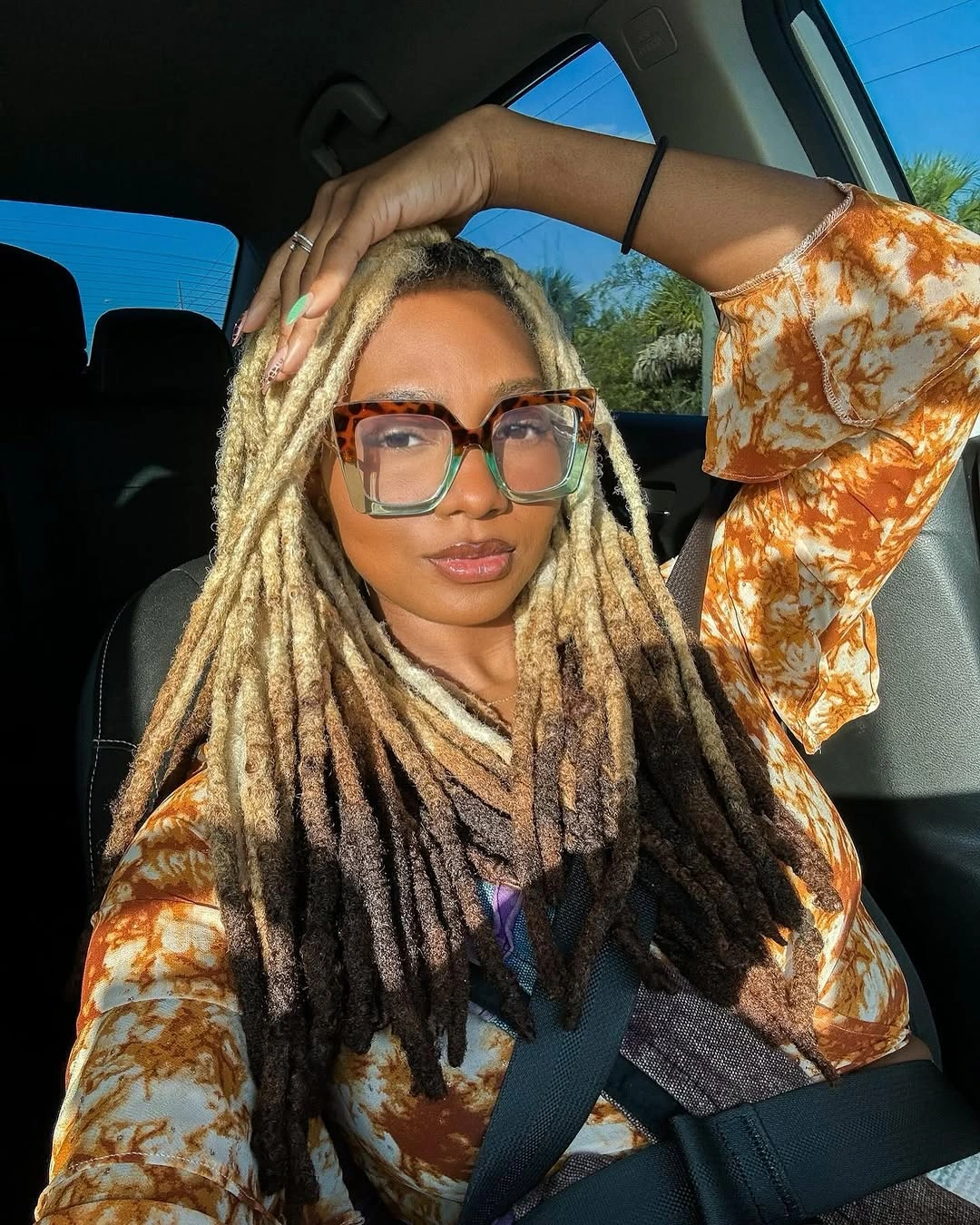 locs hairstyles for black women Dimensional Blonde Ombre Locs for an Effortless Everyday Look