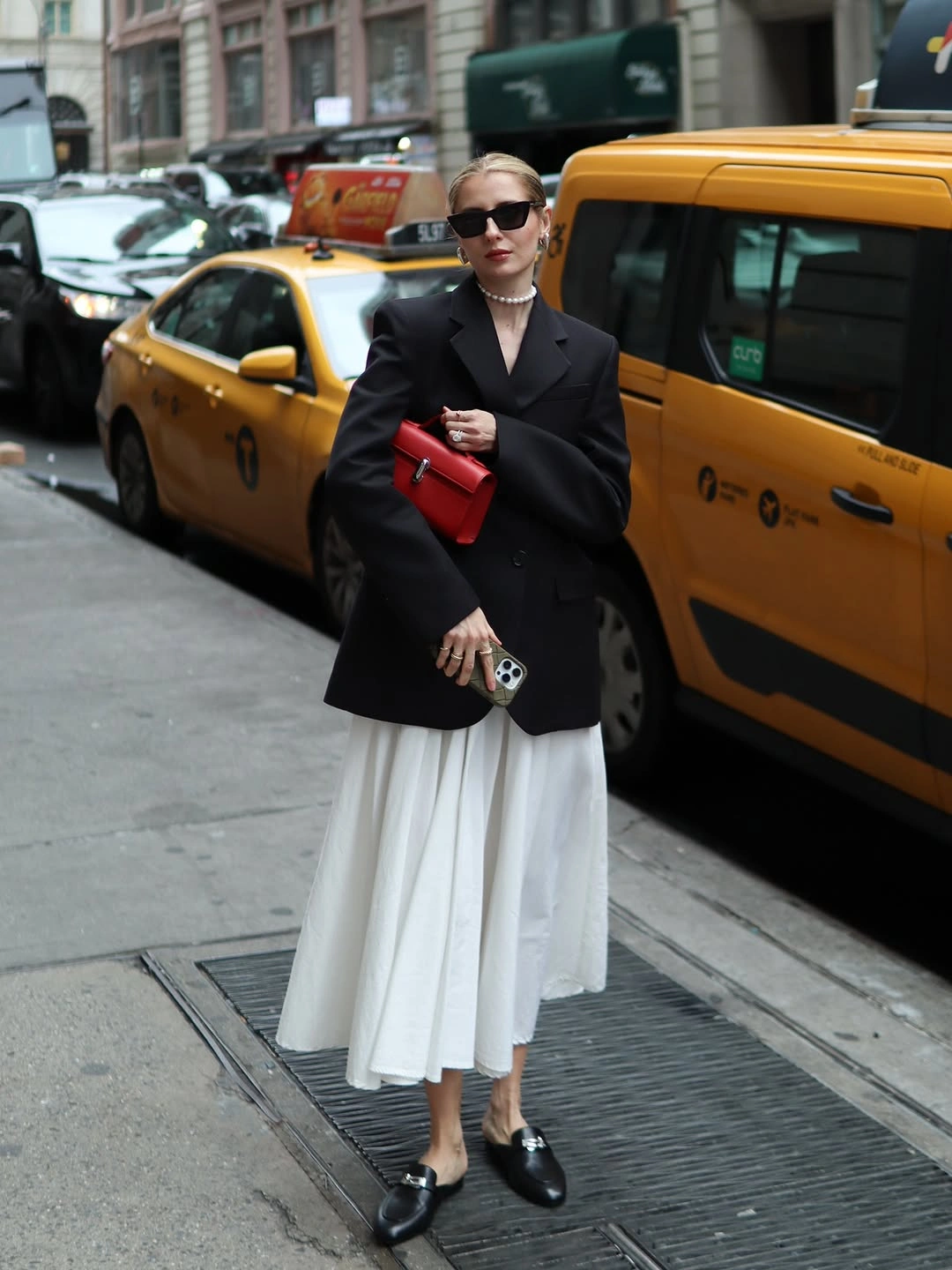 midi skirt fall outfit 2026 Timeless Black and White for City Chic Days