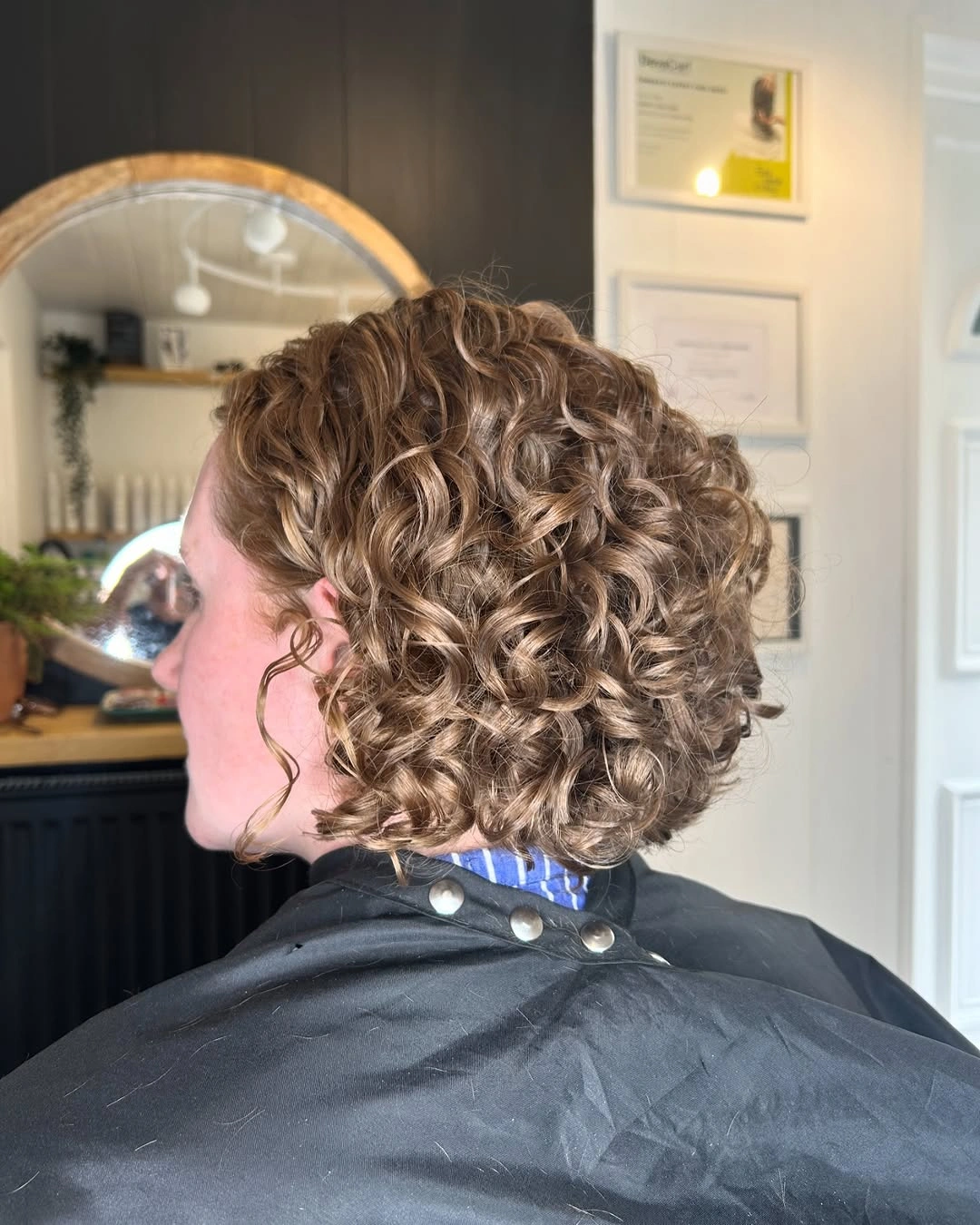 short bobbed hairstyle Defined Curly Bob Full Of Bounce