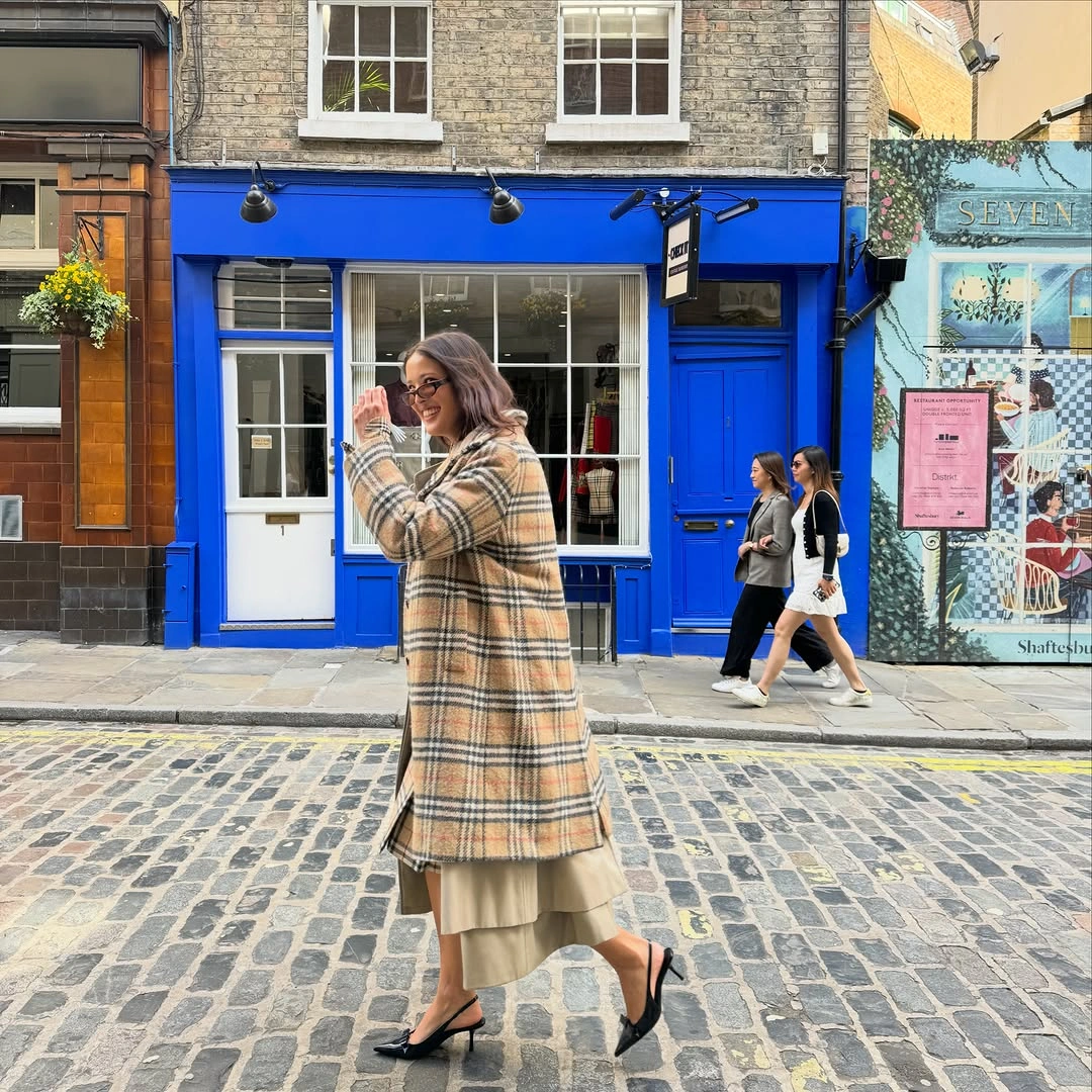 Trench coat fall outfits 2026 Plaid Layers Bring British Charm To Fall Dressing